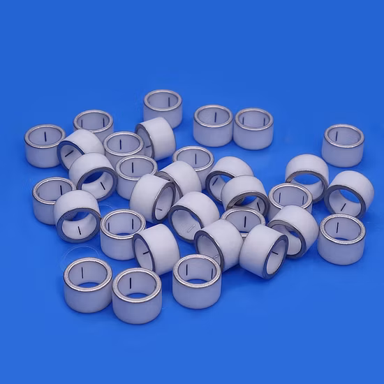 Advanced Alumina Metallized Ceramic Ring / Tube for Gas Discharge